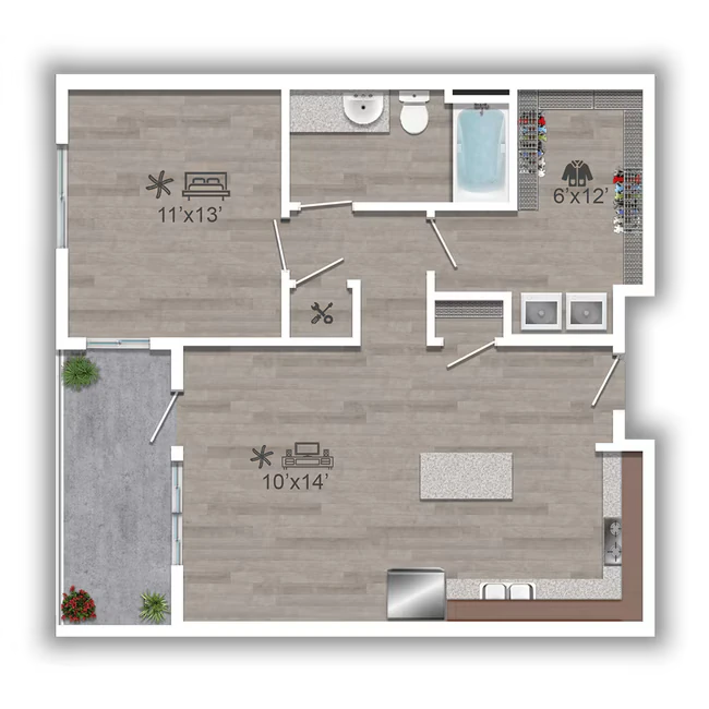 1 C 1419 floor plan